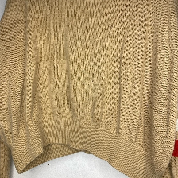 URBAN OUTFITTERS V NECK VARSITY SWEATER SIZE LARGE - Picture 4 of 4